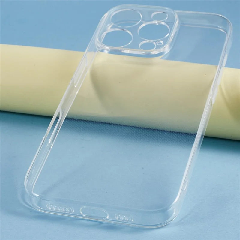ShopCaseCart Slim Durable iPhone 16 Pro Protective cover Ultra Thin 0.7mm Clear TPU Anti Drop Phone Guard Precise Cutouts