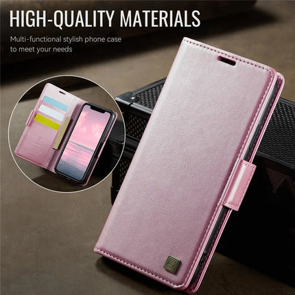 For iPhone 11 Case AUTSPACE A11 RFID Blocking Retro Leather Cell Phone Wallet Cover