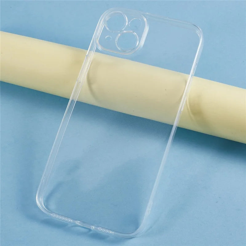 ShopCaseCart Slim Durable iPhone 15 Plus Protective cover Ultra Thin 0.7mm Clear TPU Anti Drop Phone Guard Precise Cutouts