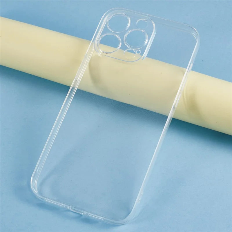 ShopCaseCart Slim Durable iPhone 15 Pro Protective cover Ultra Thin 0.7mm Clear TPU Anti Drop Phone Guard Precise Cutouts