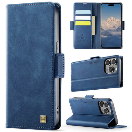 For iPhone 13 Pro Max 6.7 inch Case AUTSPACE A11 RFID Blocking Retro Leather Cell Phone Wallet Cover