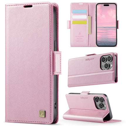 For iPhone 13 Pro Max 6.7 inch Case AUTSPACE A11 RFID Blocking Retro Leather Cell Phone Wallet Cover