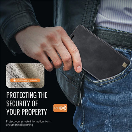 For iPhone 13 Pro Max 6.7 inch Case AUTSPACE A11 RFID Blocking Retro Leather Cell Phone Wallet Cover