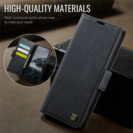 For iPhone 13 6.1 inch Case AUTSPACE A11 RFID Blocking Retro Leather Cell Phone Wallet Cover