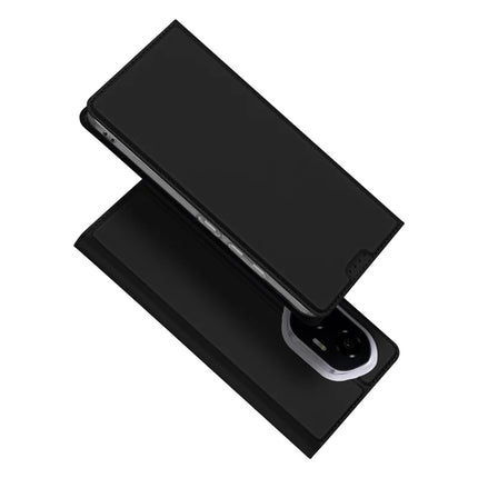 For Honor 300 Case DUX DUCIS Skin Pro Series Leather Stand Cover Card Holder - Black