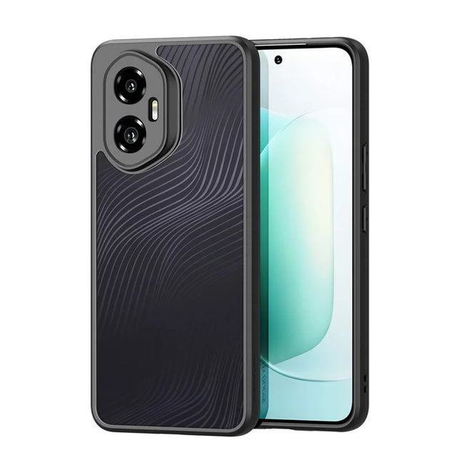 For Honor 300 Case DUX DUCIS Aimo Series TPU+PC Matte Drop-proof Phone Cover (REACH Certification) - Black
