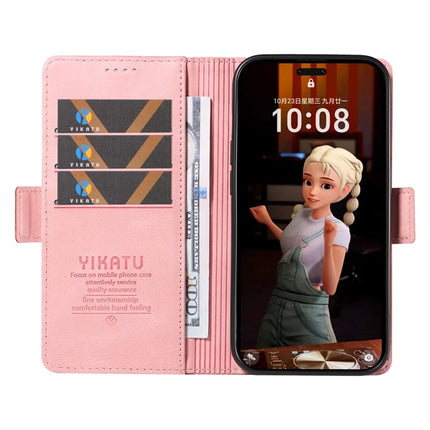 For Honor Magic7 Pro 5G Leather Case YIKATU YK-005 Skin-touch Feeling Wallet Phone Cover