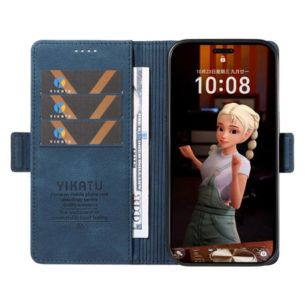 For Honor Magic7 Pro 5G Leather Case YIKATU YK-005 Skin-touch Feeling Wallet Phone Cover