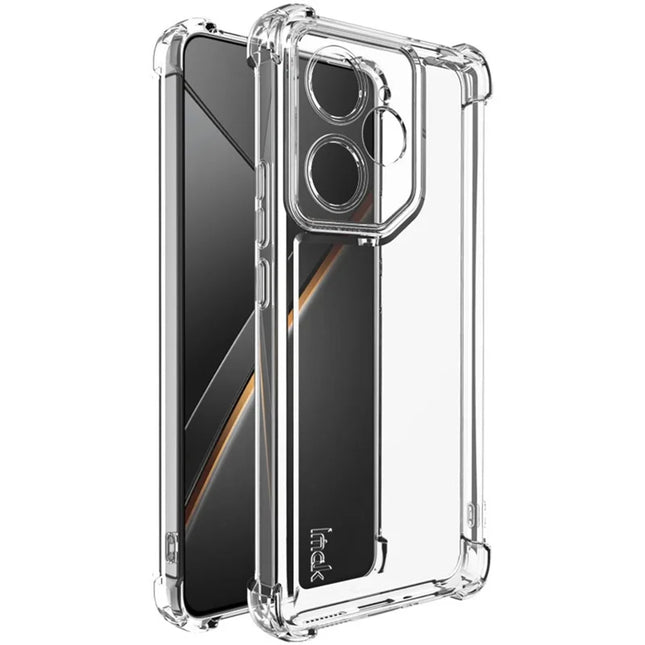IMAK UX-4 Series For Realme Neo7 5G Case Straight Frame Four Corner Shockproof Clear TPU Cover