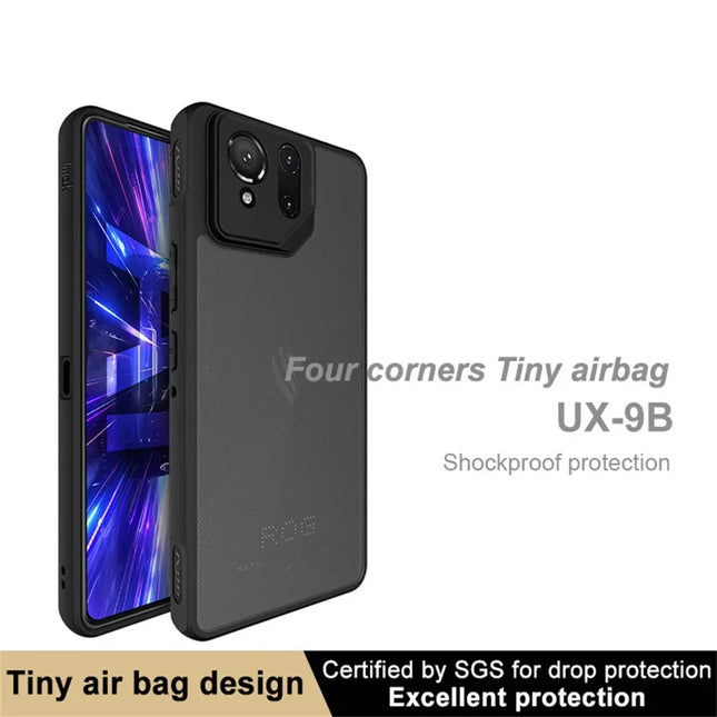 IMAK UX-9B Series For Asus ROG Phone 9 5G / Phone 9 Pro 5G Case Tiny Airbag PC TPU Matte Phone Cover