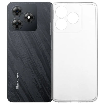 For Blackview Wave 8C Case Soft TPU Drop Protection Phone Cover - Transparent