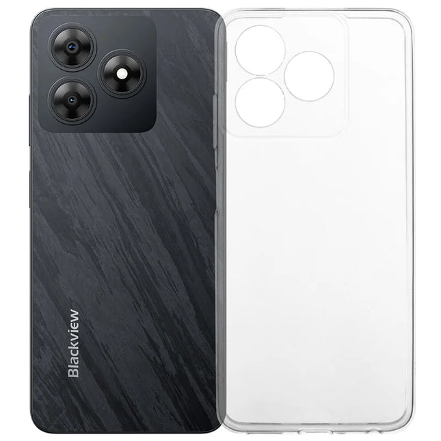 For Blackview Wave 8C Case Soft TPU Drop Protection Phone Cover - Transparent