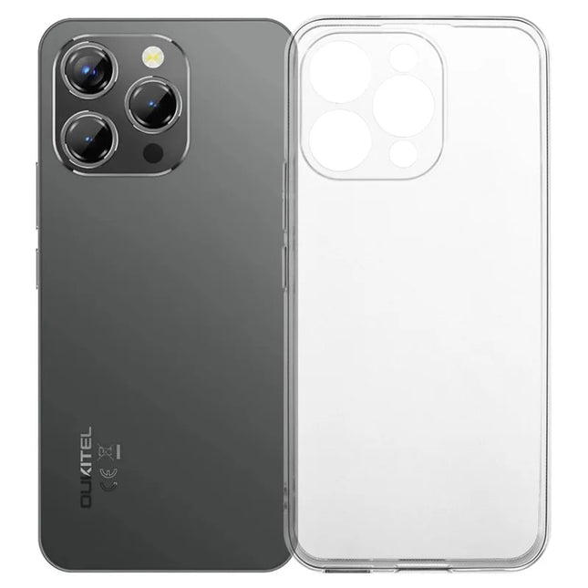 For Oukitel P1 Case Soft TPU Drop Protection Phone Cover - Transparent