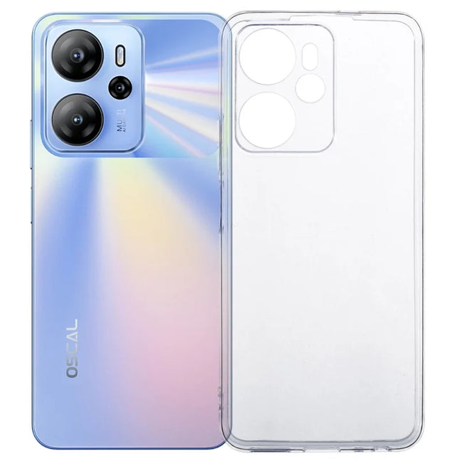 For Blackview Oscal Tiger 13 Case Soft TPU Drop Protection Phone Cover - Transparent