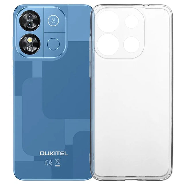 For Oukitel C57 Pro / C57s Case Soft TPU Drop Protection Phone Cover - Transparent