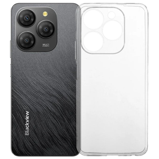 For Blackview Shark 9 5G Case Soft TPU Drop Protection Phone Cover - Transparent