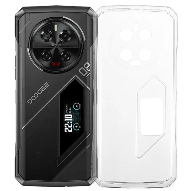 For Doogee V40 Pro Case Soft TPU Drop Protection Phone Cover - Transparent