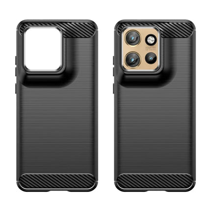 For Motorola Edge 50 Neo 5G / Moto S50 5G / ThinkPhone 25 5G Case Carbon Fiber Texture Brushed Phone Back Cover