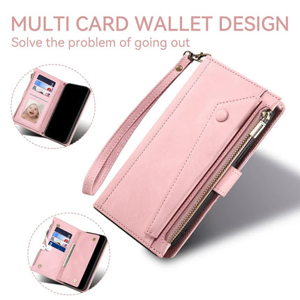 ESEBLE Star Series For Motorola Moto G15 4G Case Zipper Wallet Leather Stand Phone Cover