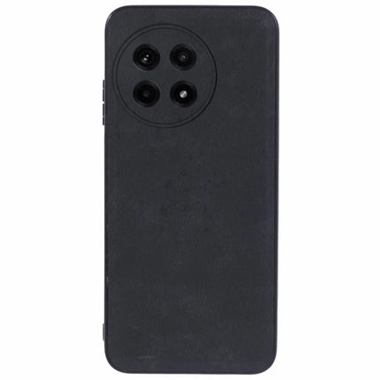 For OnePlus Ace 5 5G / Ace 5 Pro 5G Case Retro Leather Coated PC + TPU Phone Cover - Black
