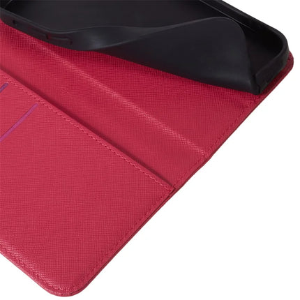 For OnePlus Ace 5 5G / Ace 5 Pro 5G Case Cross Texture Leather Phone Cover Hidden Magnetic