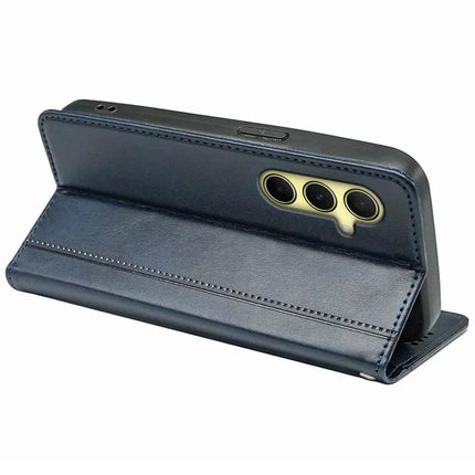 For OnePlus Ace 5 5G / Ace 5 Pro 5G Case Hidden Magnetic Closure Calf Texture Leather Phone Cover