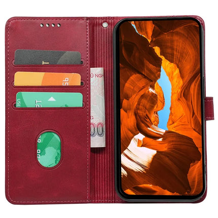 For OnePlus Ace 5 5G / Ace 5 Pro 5G Case Calf Texture Leather Stand Book Style Phone Cover