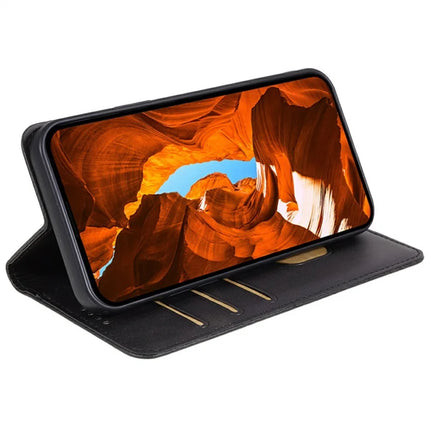 For OnePlus Ace 5 5G / Ace 5 Pro 5G Case Strong Magnetic PU Leather Phone Cover Calf Texture