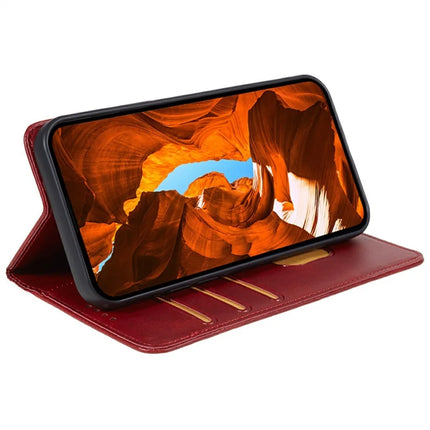 For OnePlus Ace 5 5G / Ace 5 Pro 5G Case Strong Magnetic PU Leather Phone Cover Calf Texture