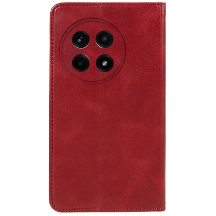 For OnePlus Ace 5 5G / Ace 5 Pro 5G Case Strong Magnetic PU Leather Phone Cover Calf Texture
