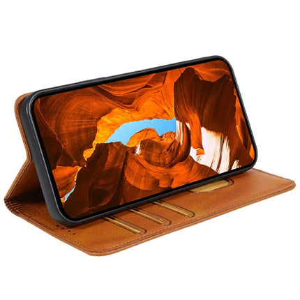 For OnePlus Ace 5 5G / Ace 5 Pro 5G Case Strong Magnetic PU Leather Phone Cover Calf Texture