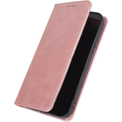 For OnePlus Ace 5 5G / Ace 5 Pro 5G Case Strong Magnetic PU Leather Phone Cover Calf Texture
