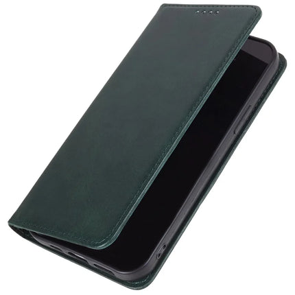 For OnePlus Ace 5 5G / Ace 5 Pro 5G Case Strong Magnetic PU Leather Phone Cover Calf Texture