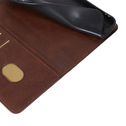 For OnePlus Ace 5 5G / Ace 5 Pro 5G Case Strong Magnetic PU Leather Phone Cover Calf Texture