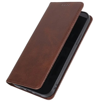 For OnePlus Ace 5 5G / Ace 5 Pro 5G Case Strong Magnetic PU Leather Phone Cover Calf Texture