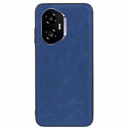 For Honor 300 Case Retro Leather Coated PC + TPU Phone Cover - Blue
