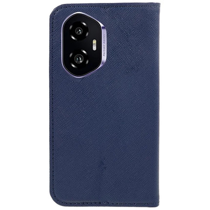 For Honor 300 Case Cross Texture Leather Phone Cover Hidden Magnetic