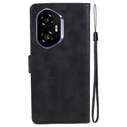 For Honor 300 Case PU Leather Wallet Protective Phone Cover Calf Texture