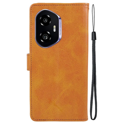 For Honor 300 Case PU Leather Wallet Protective Phone Cover Calf Texture