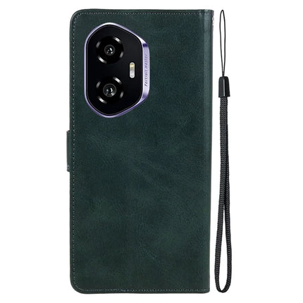 For Honor 300 Case PU Leather Wallet Protective Phone Cover Calf Texture