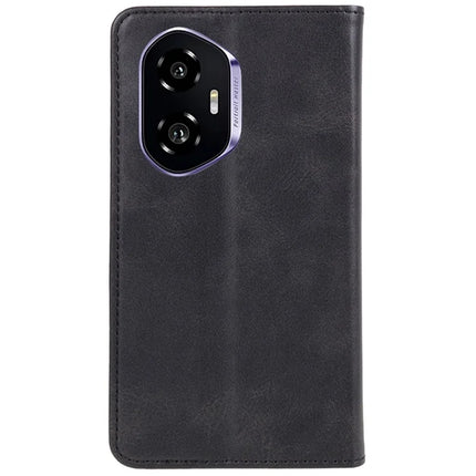 For Honor 300 Case Strong Magnetic PU Leather Phone Cover Calf Texture
