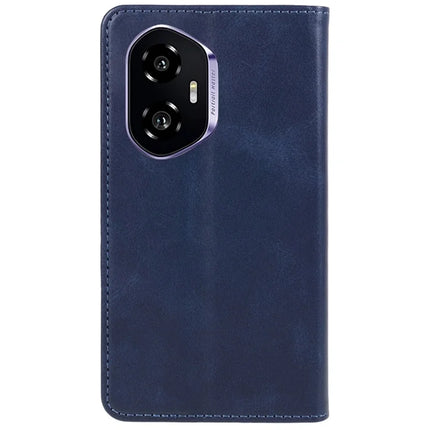 For Honor 300 Case Strong Magnetic PU Leather Phone Cover Calf Texture