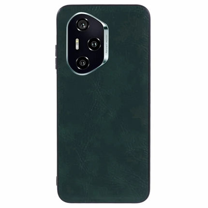For Honor 300 Pro Case Retro Leather Coated PC + TPU Phone Cover - Green