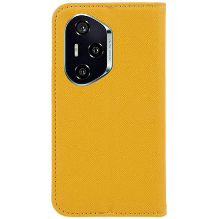 For Honor 300 Pro Case Cross Texture Leather Phone Cover Hidden Magnetic