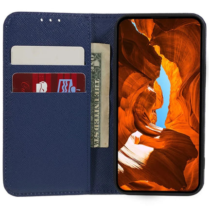 For Honor 300 Pro Case Cross Texture Leather Phone Cover Hidden Magnetic