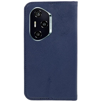 For Honor 300 Pro Case Cross Texture Leather Phone Cover Hidden Magnetic