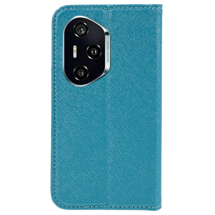 For Honor 300 Pro Case Cross Texture Leather Phone Cover Hidden Magnetic
