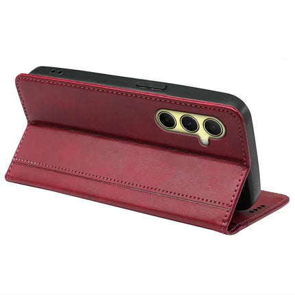 For Honor 300 Pro Case Hidden Magnetic Closure Calf Texture Leather Phone Cover
