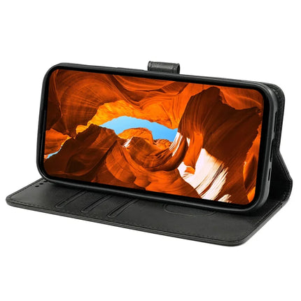 For Honor 300 Pro Case Calf Texture Leather Stand Book Style Phone Cover