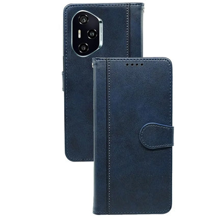 For Honor 300 Pro Case Calf Texture Leather Stand Book Style Phone Cover - Blue